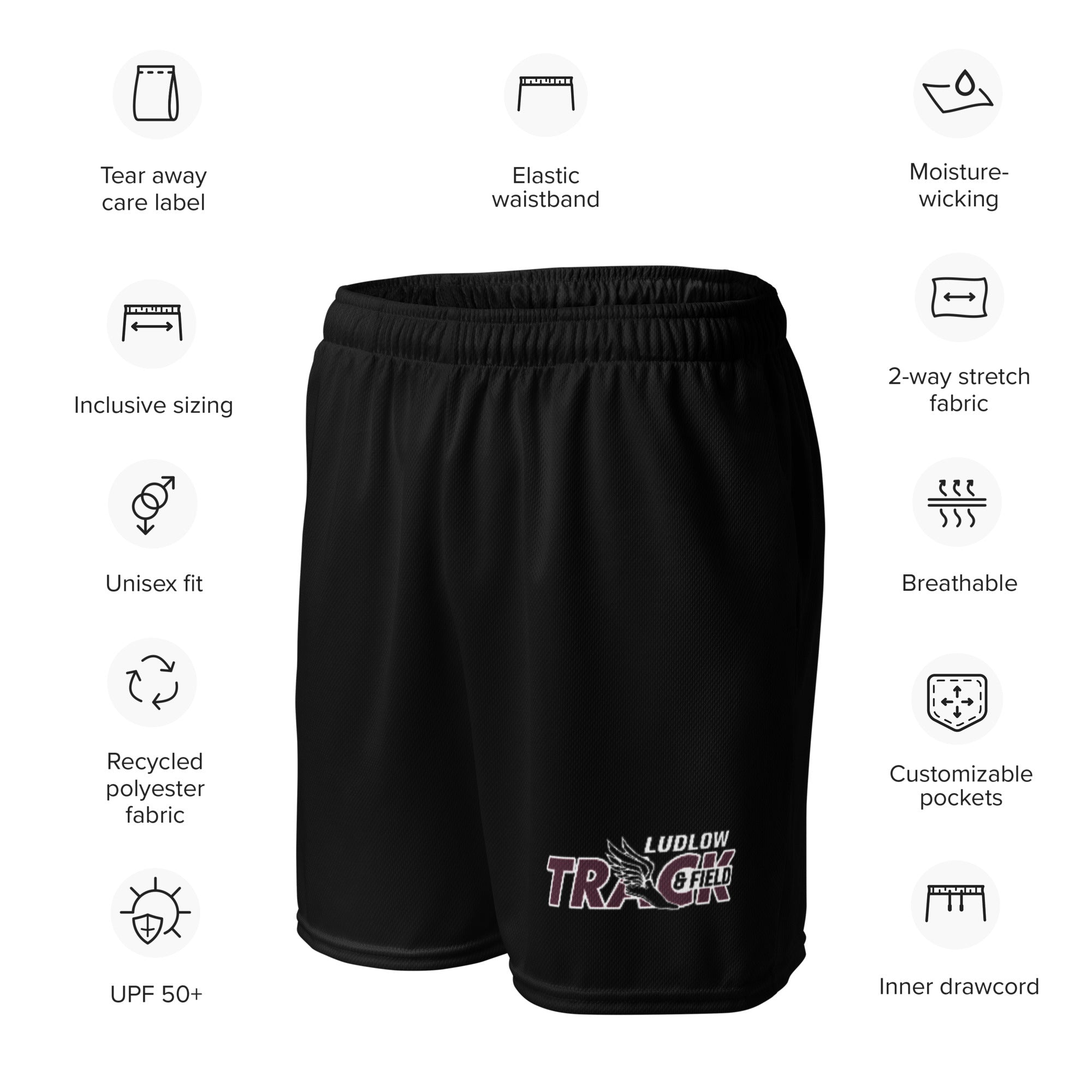LHS TRACK Unisex Mesh Shorts v2