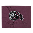 LUDLOW HIGH SCHOOL THROW BLANKET