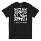 TEE ASYLUM "SCAN ME. YOU WON'T!" QR CODE T-SHIRT