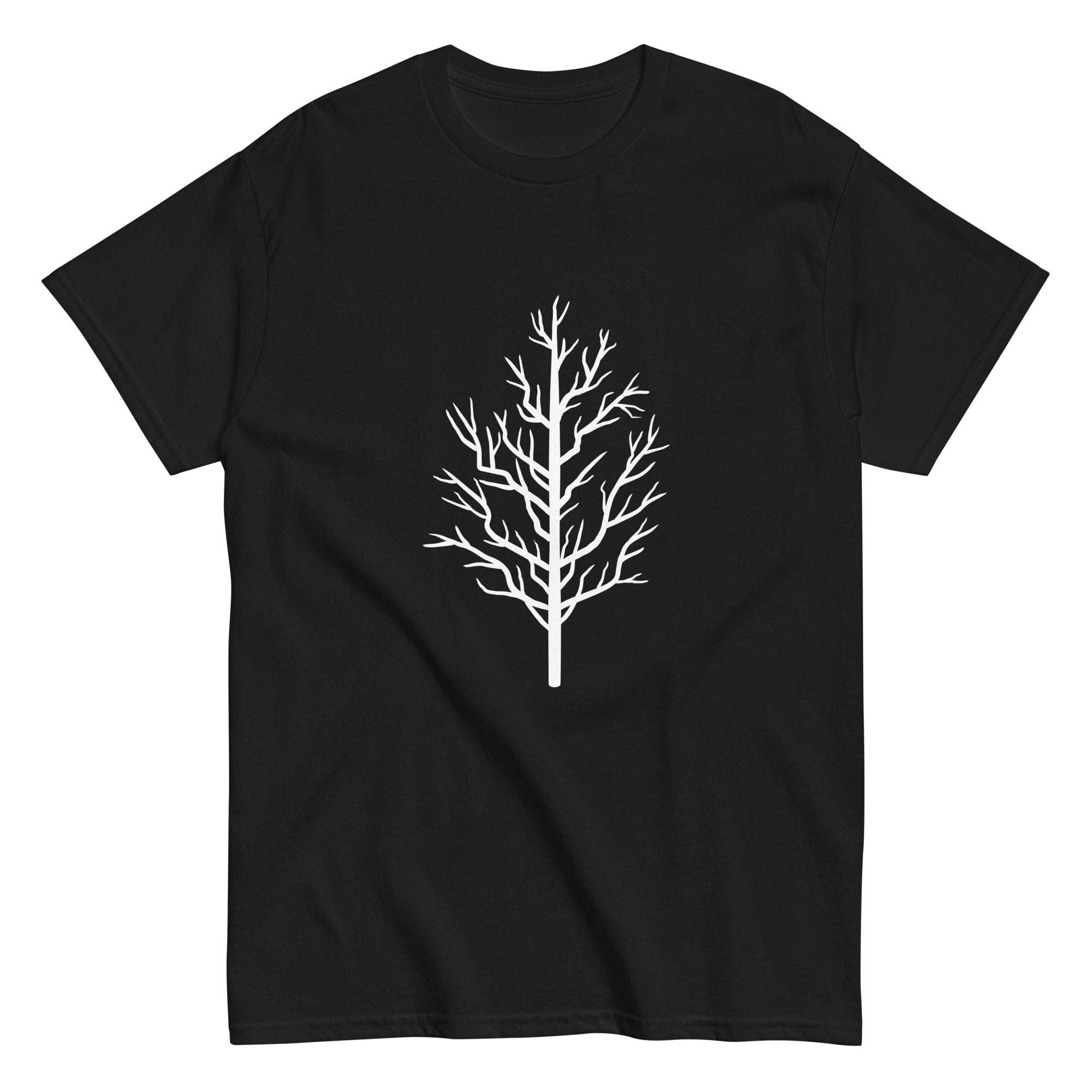 bare tree graphic t-shirt