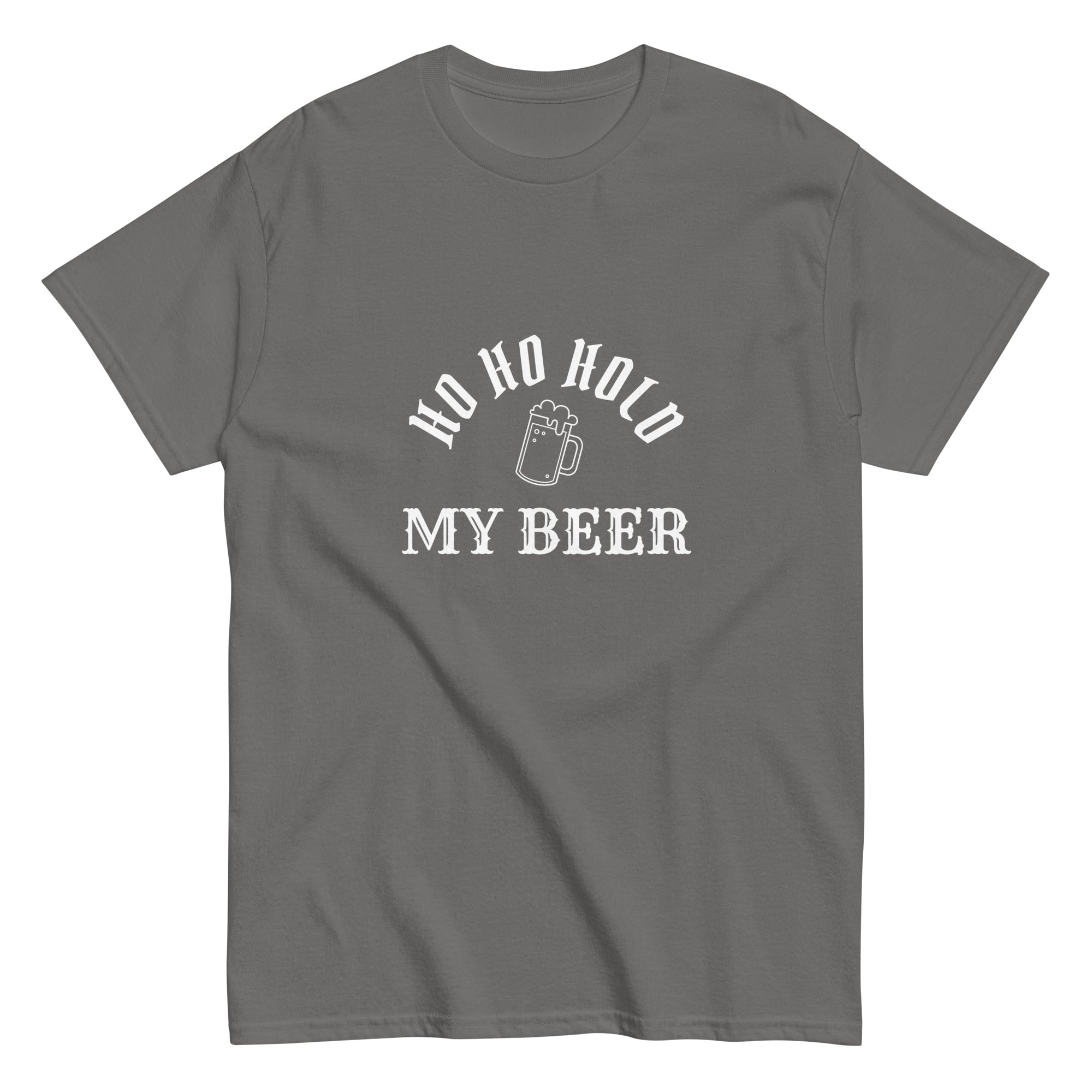 Naughty Christmas graphic tee Ho ho hold my beer