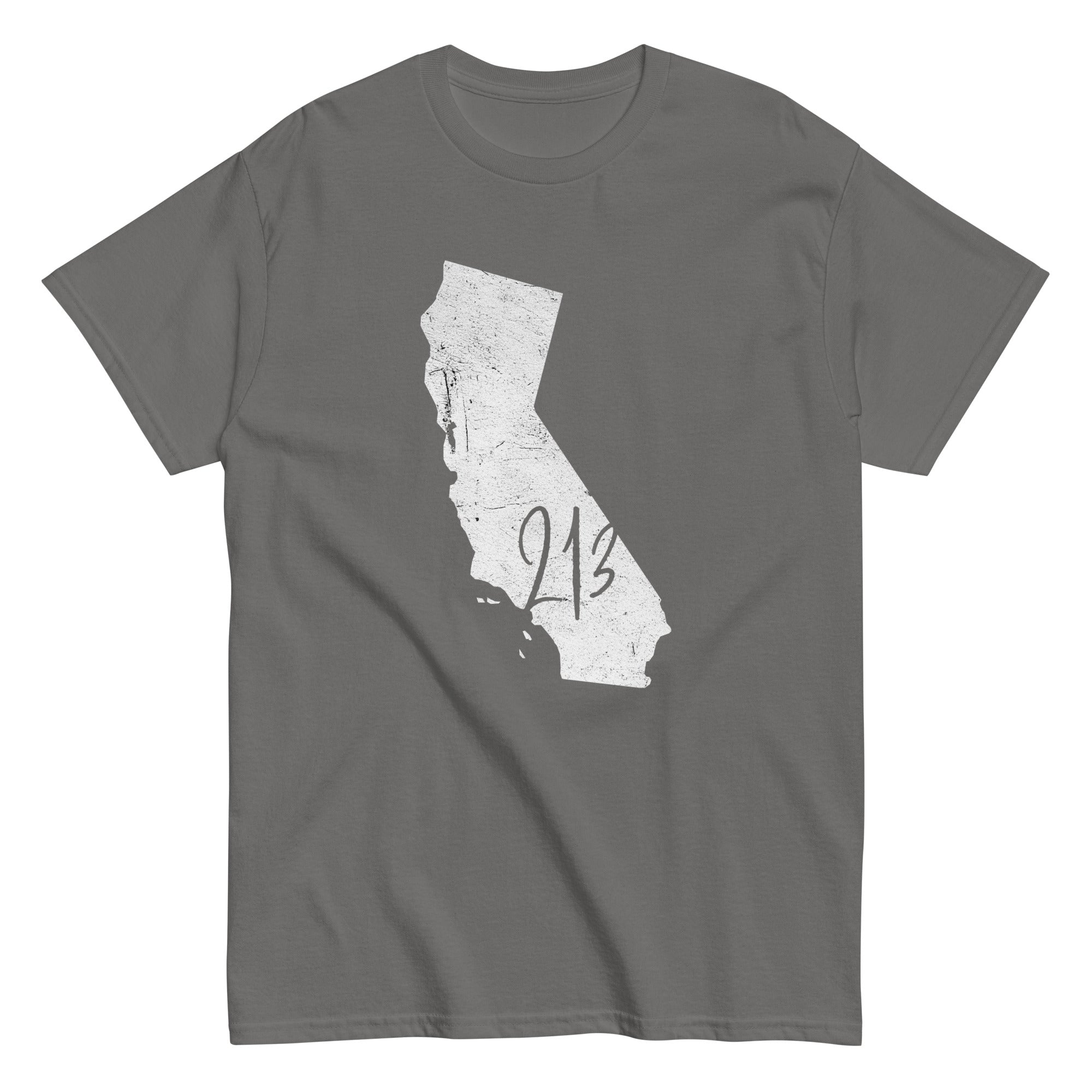 los angeles 213 California graphic tee