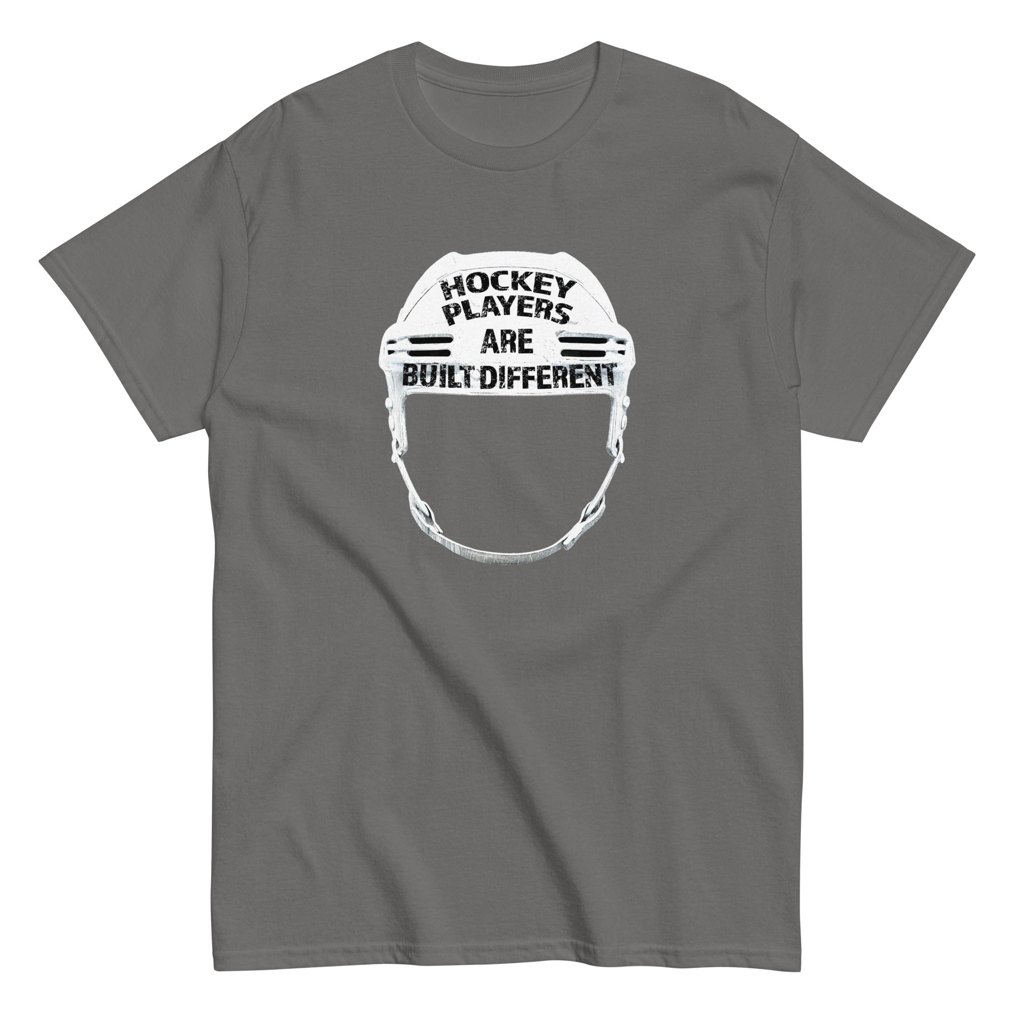 Product mockhockey player graphic teeup hockey graphic tee