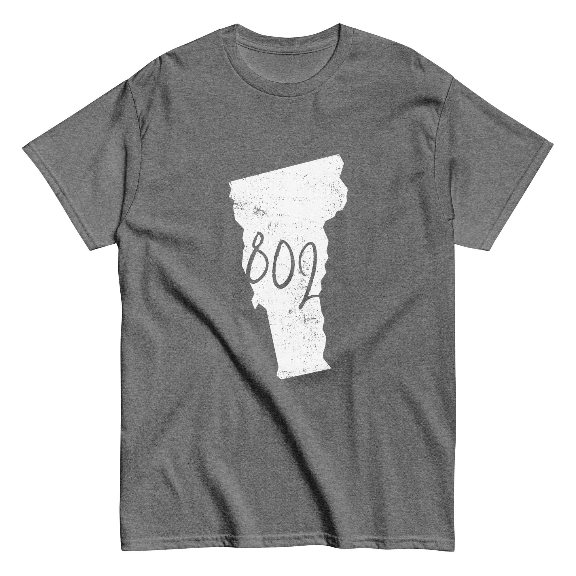 Retro 802 Vermont unisex T-shirt in heather gray