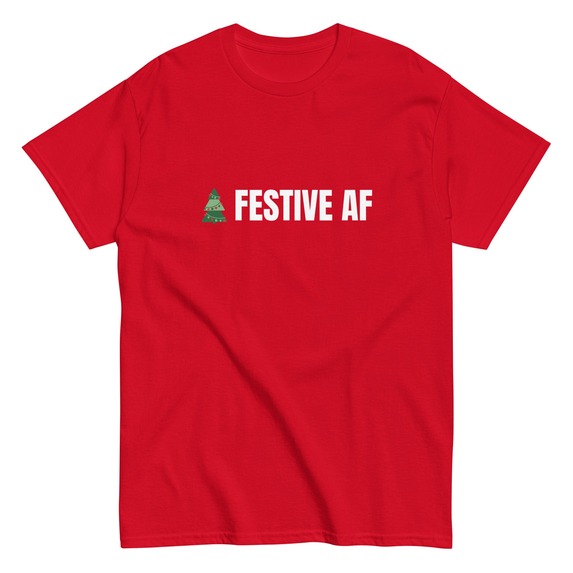 Festive AF graphic t-shirts