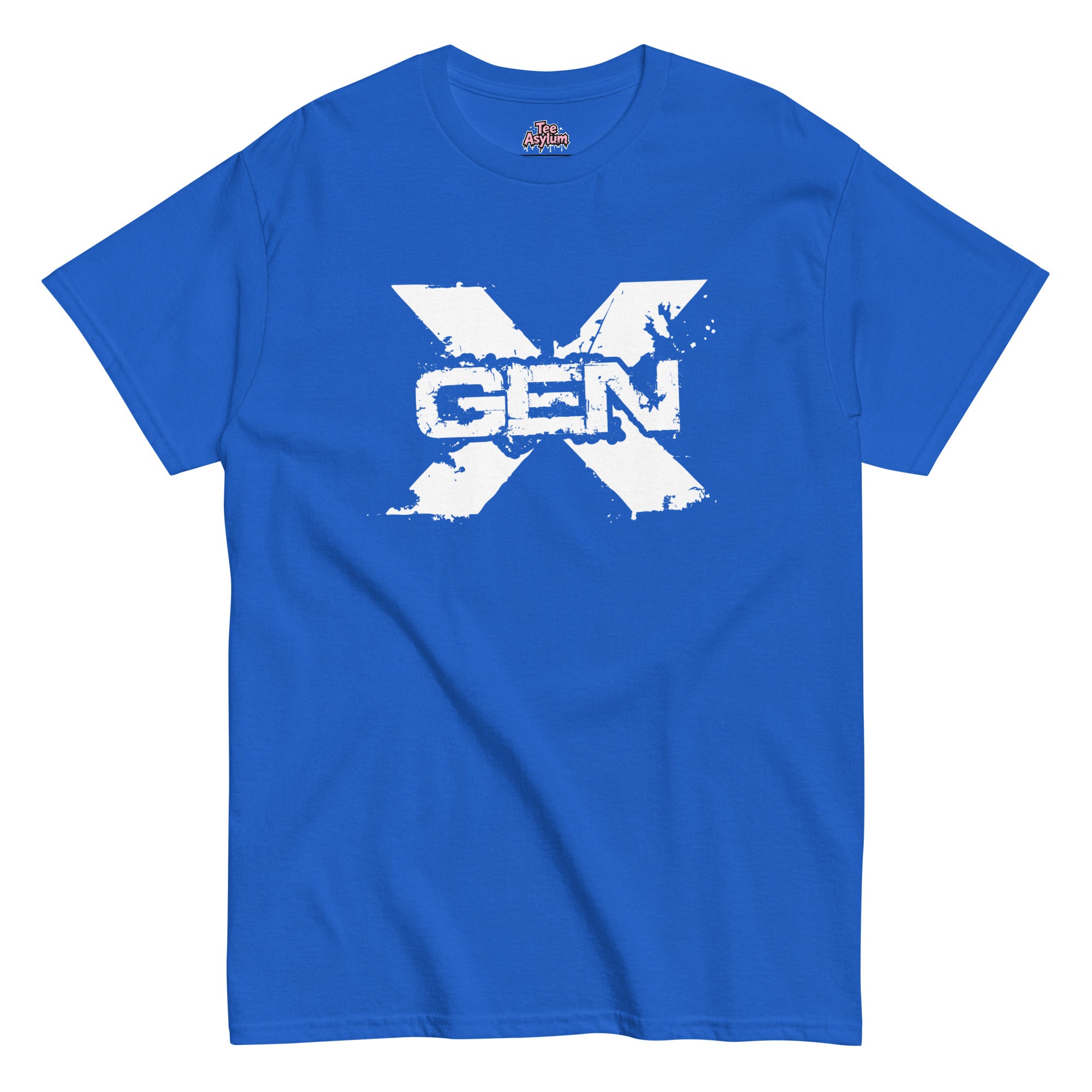 Gen X t-shirt with a faded graphic style that captures classic 80s and 90s nostalgia