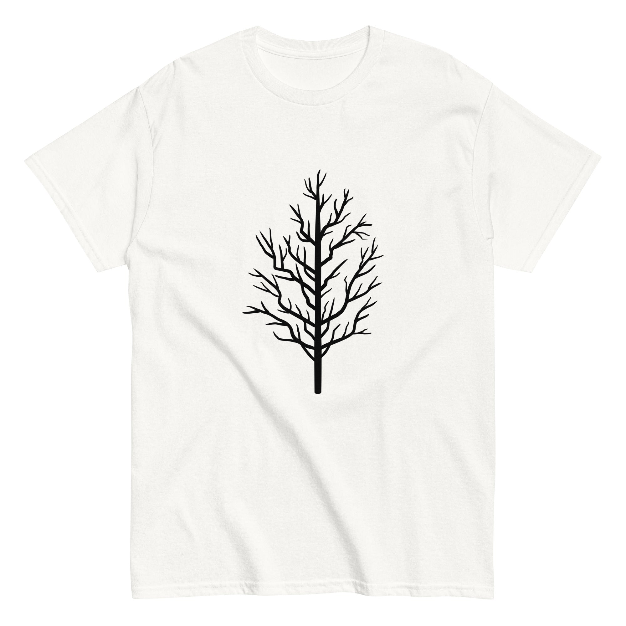 bare tree graphic t-shirt tee