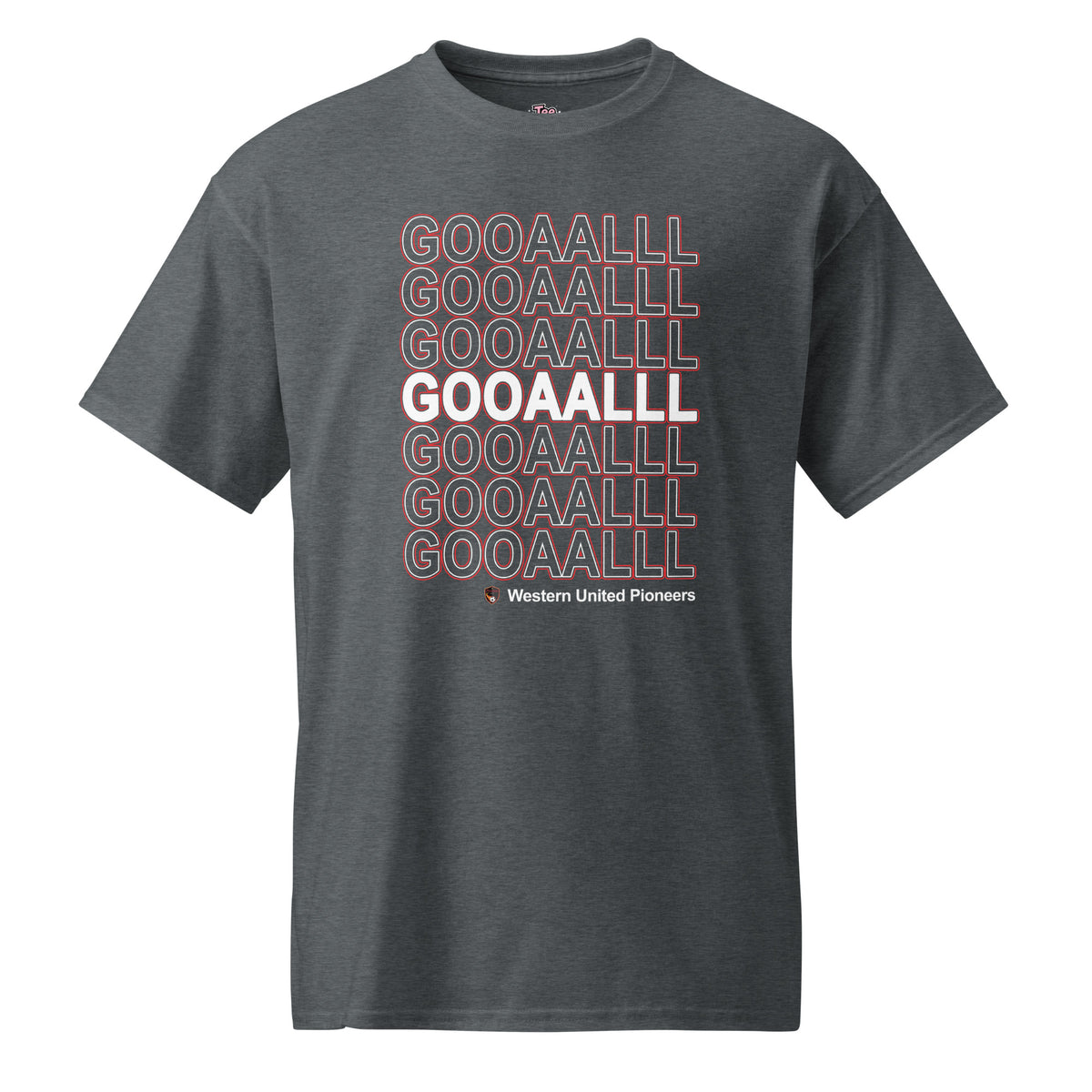 PIONEERS soccer goal T-Shirt for fans and supporters