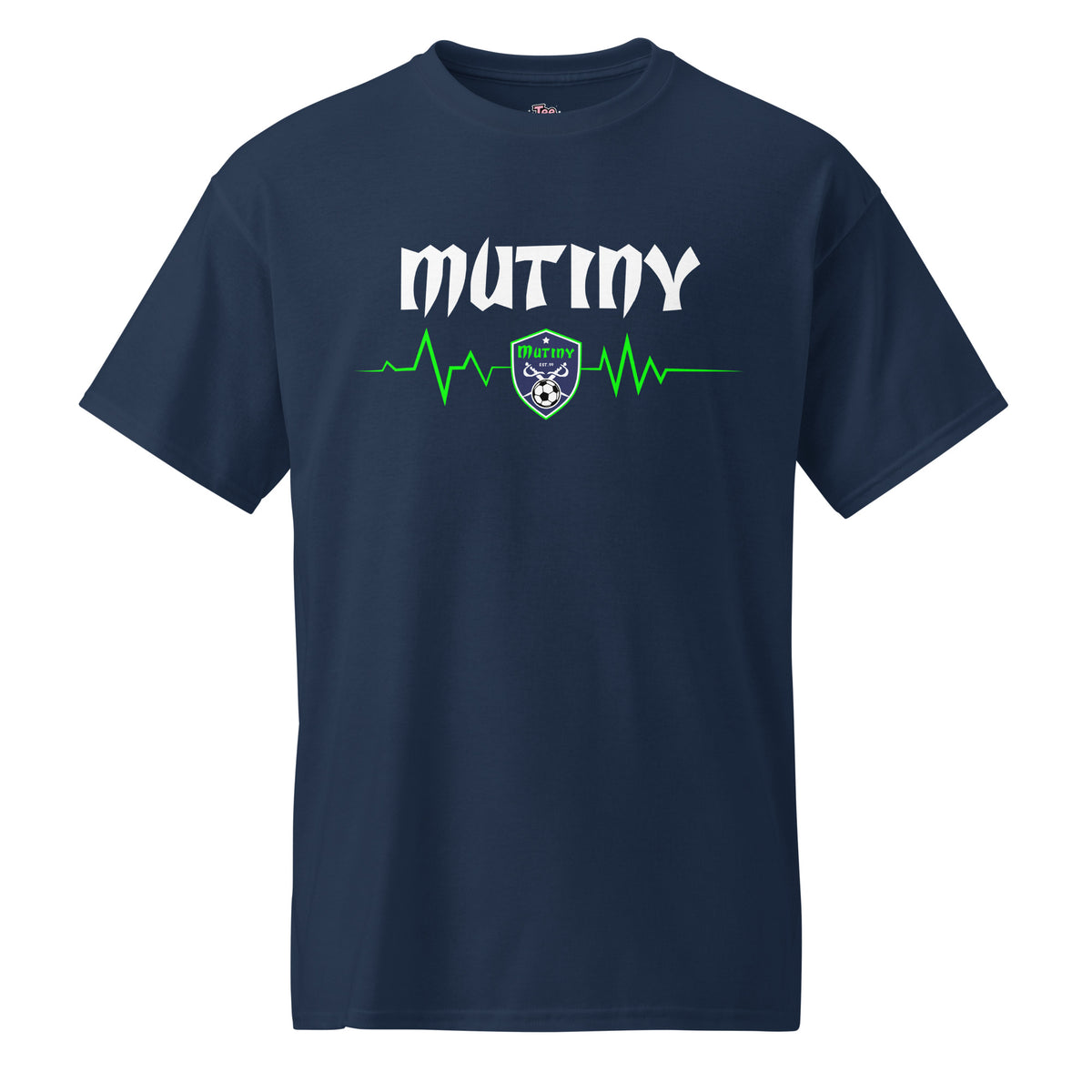 New England Mutiny Heartbeat T-Shirt Front View