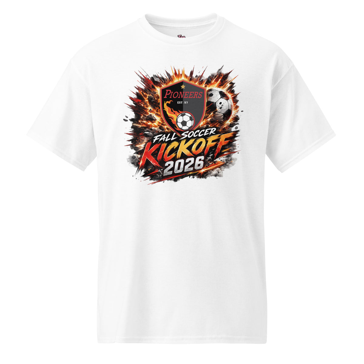 PIONEERS Fall Kickoff T-Shirt for soccer season
