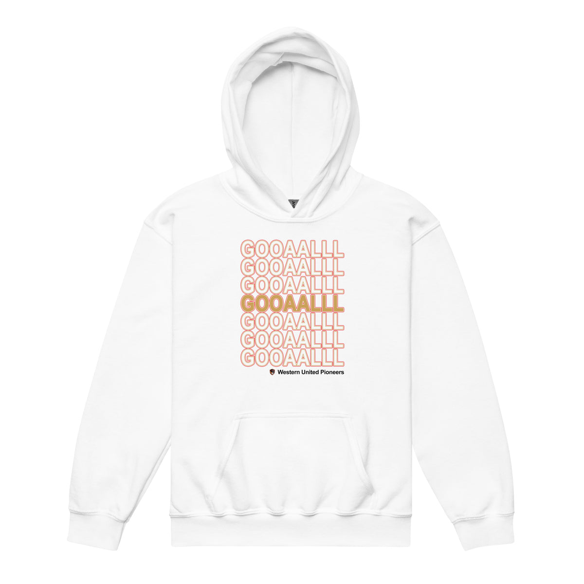 Pioneers soccer youth hoodie for young players and team fans